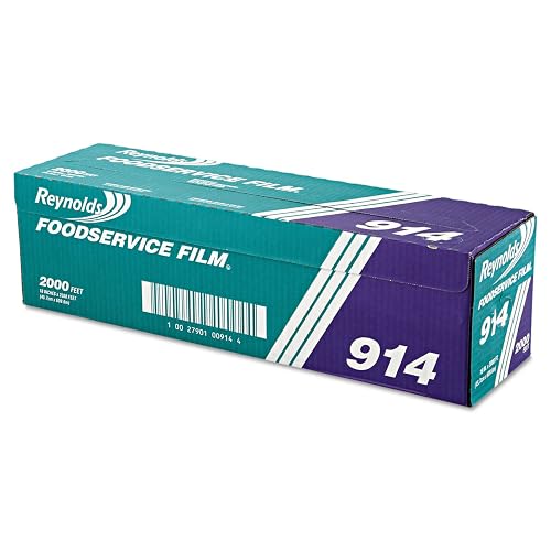 18' x 2000' Wrap PVC Film Roll with Cutter Box