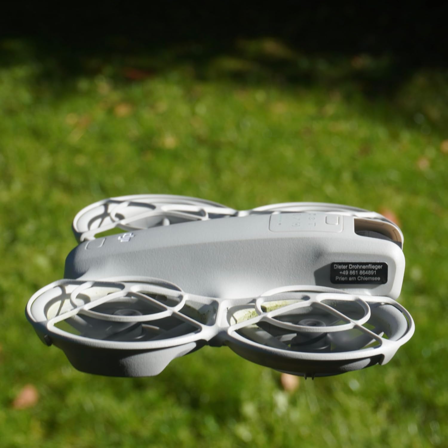 Targa Identificativa In Alluminio Per Droni DJI NEO, Mini E Mavic, Con Adesivo 3M, 20x8 Mm, Per Marchiatura EASA E-ID, Argento