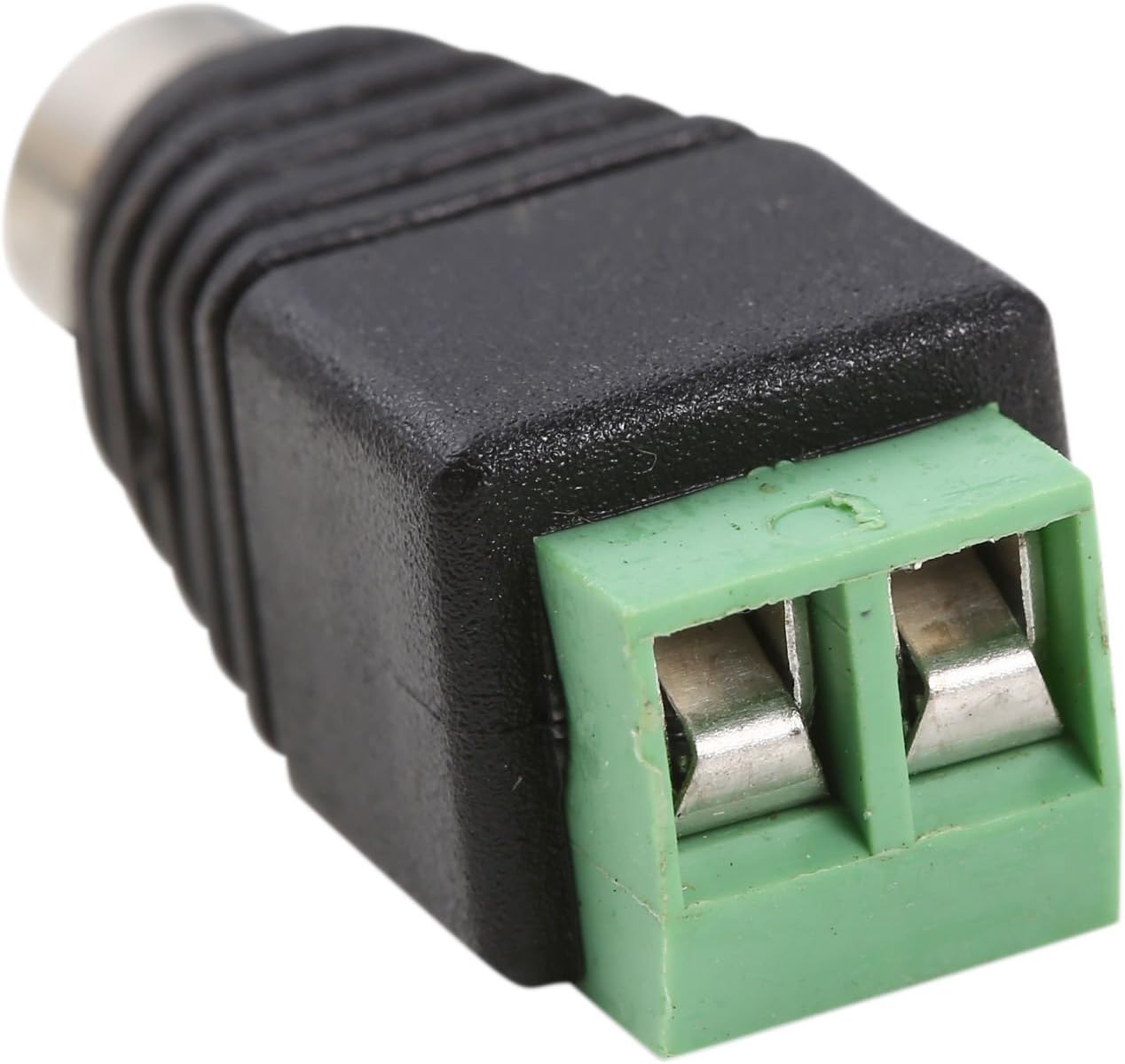 UHPPOTE Phono RCA Female Plug TO AV Screw Terminal For CCTV AV Adapter Jack Balun (Pack of 10), Green - Image 5