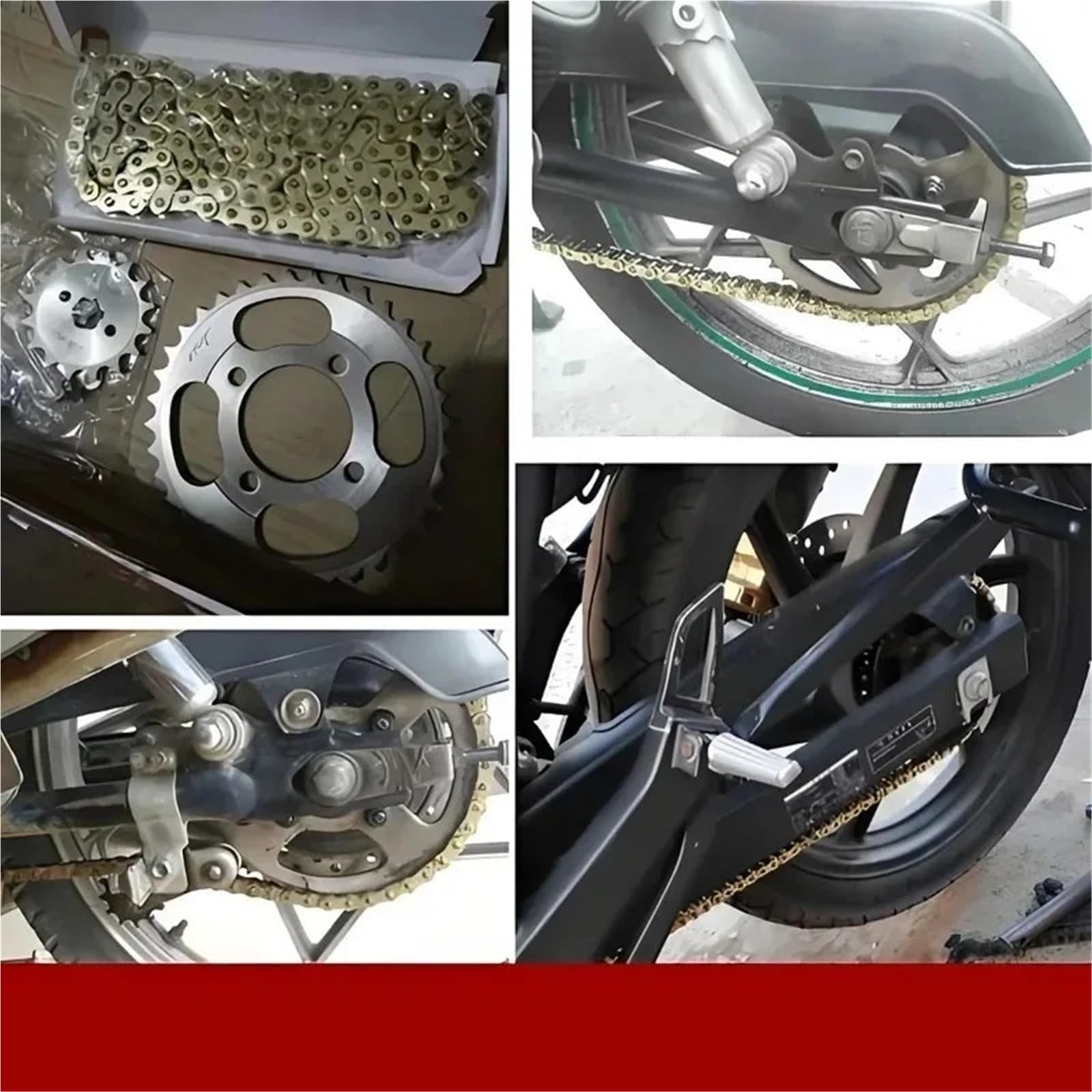 Cadena de distribución Para Suzuki Para ATV Cadena De Motocicleta 520 525 530 428 Cadenas Cadenas de conducción