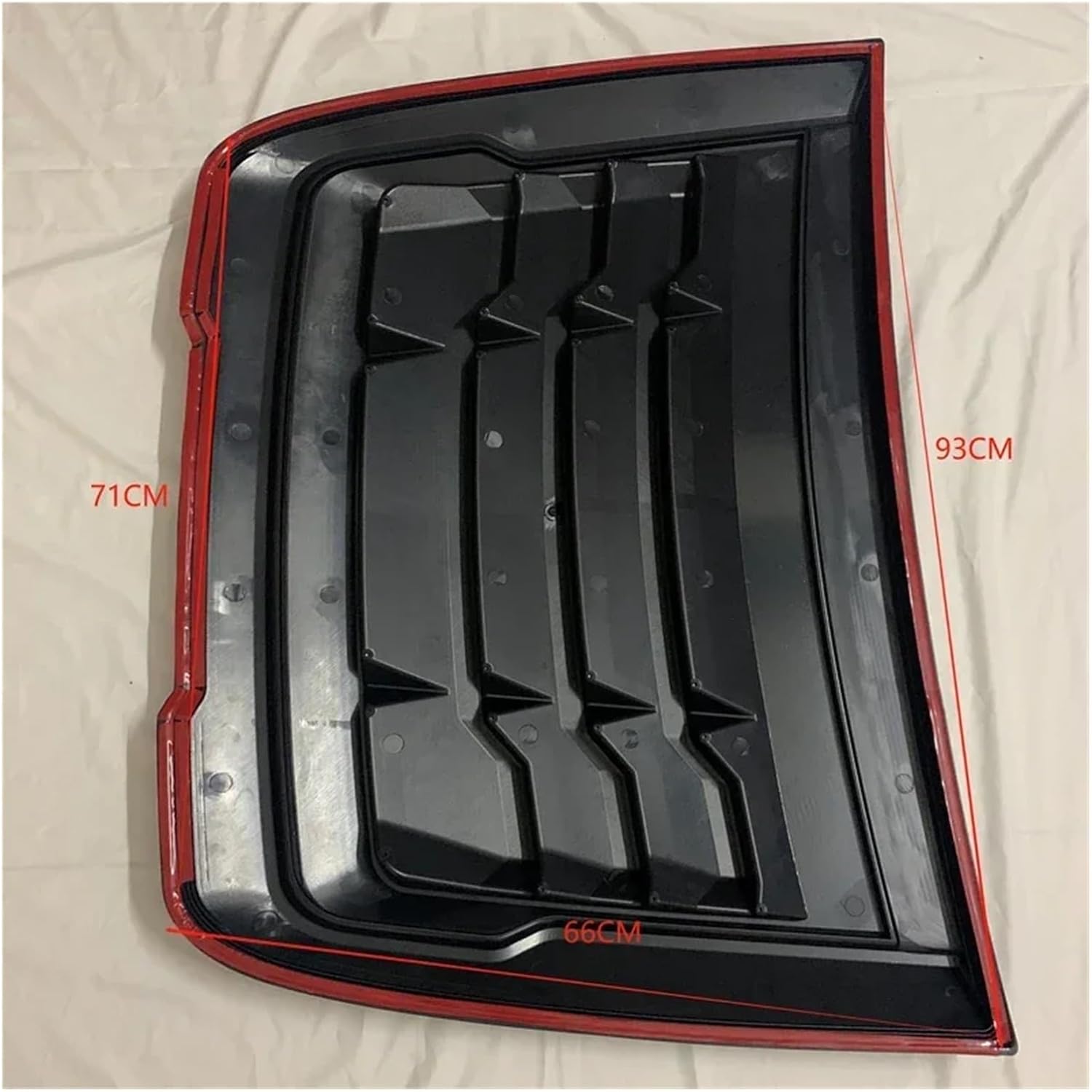 Front Bonnet Scoop 93 * 71 * 66CM Compatible with Universal Car Hood Scoop Vent D-MAX DMAX Everest Ranger VW Amarok Hilux Revo Rocco