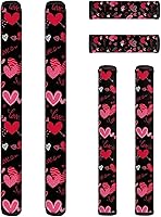 Vista 23 de Juego de 6 fundas para manijas de puerta de refrigerador, protector antideslizante para refrigerador, horno, lavavajillas, mantiene