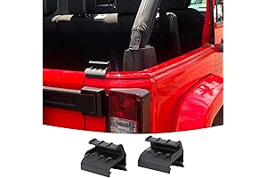 2PCS Soft Top Rear Window Clips Retainer Brackets Tailgate Bar Holders for...