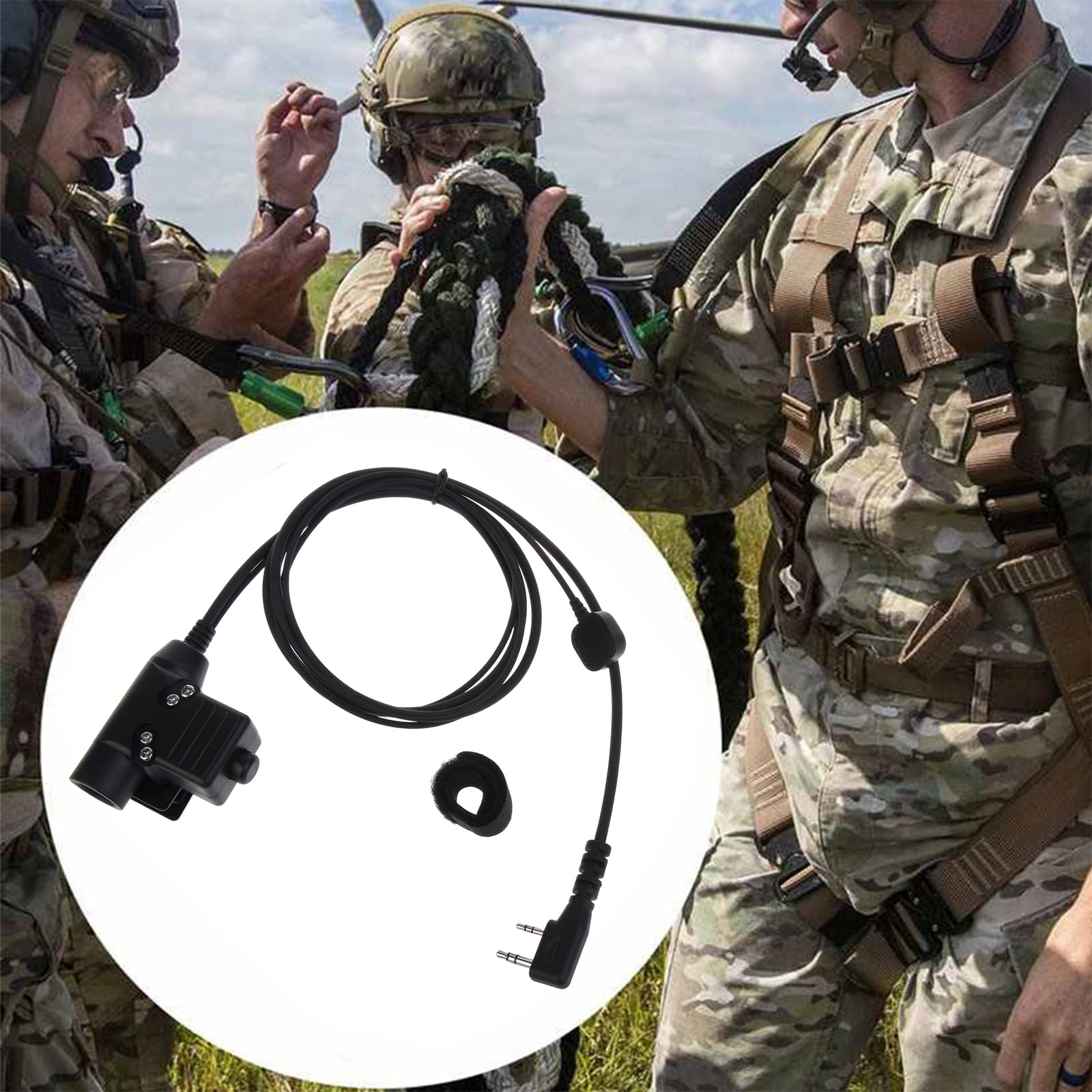 MHADBKH U94 with Finger Launch Button PTT for TK-3107 TK-3207 TK-3207G TK-3230 TK-3160 TK-2160 TK-1118 TK-278 2 Way Radio