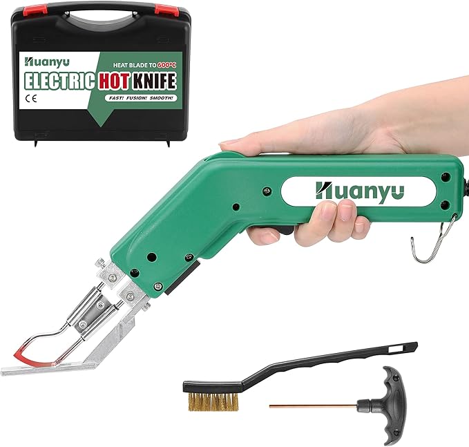 Huanyu Hot Knife Rope Cutter Electric Fabric Cutter Pro RType Blade