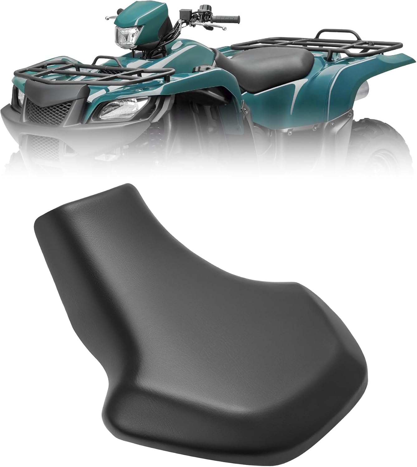 Kojem Complete Seat Compatible with 2005-2018 Suzuki KingQuad 450 500 700 750 4x4 LTA LT-A Replacement for 45100-31G22-P21 Seat Assembly