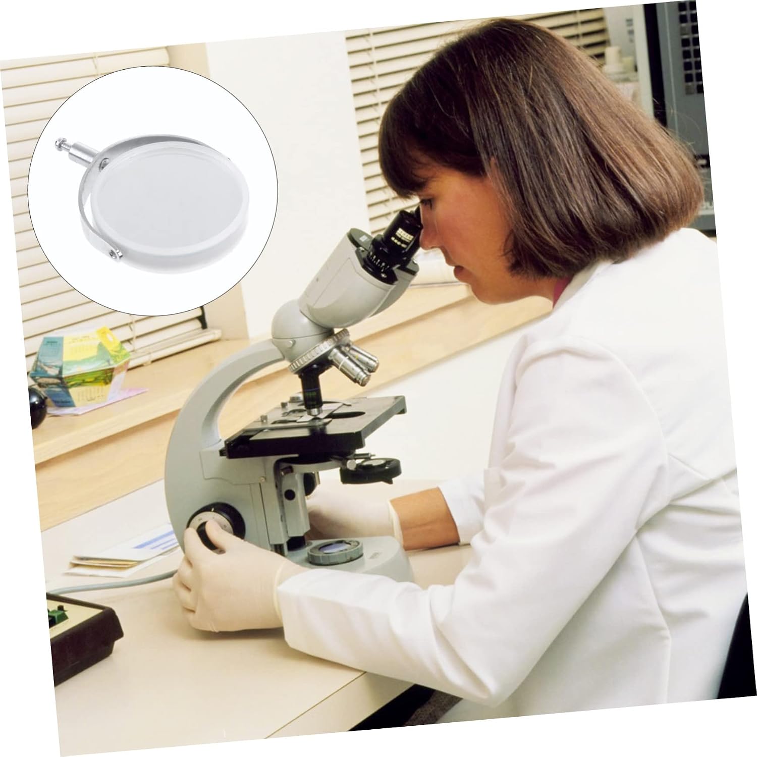 OUNONA Optical Accessory Mirror for Microscope High Definition Reflecting Mirror Easy Replacement