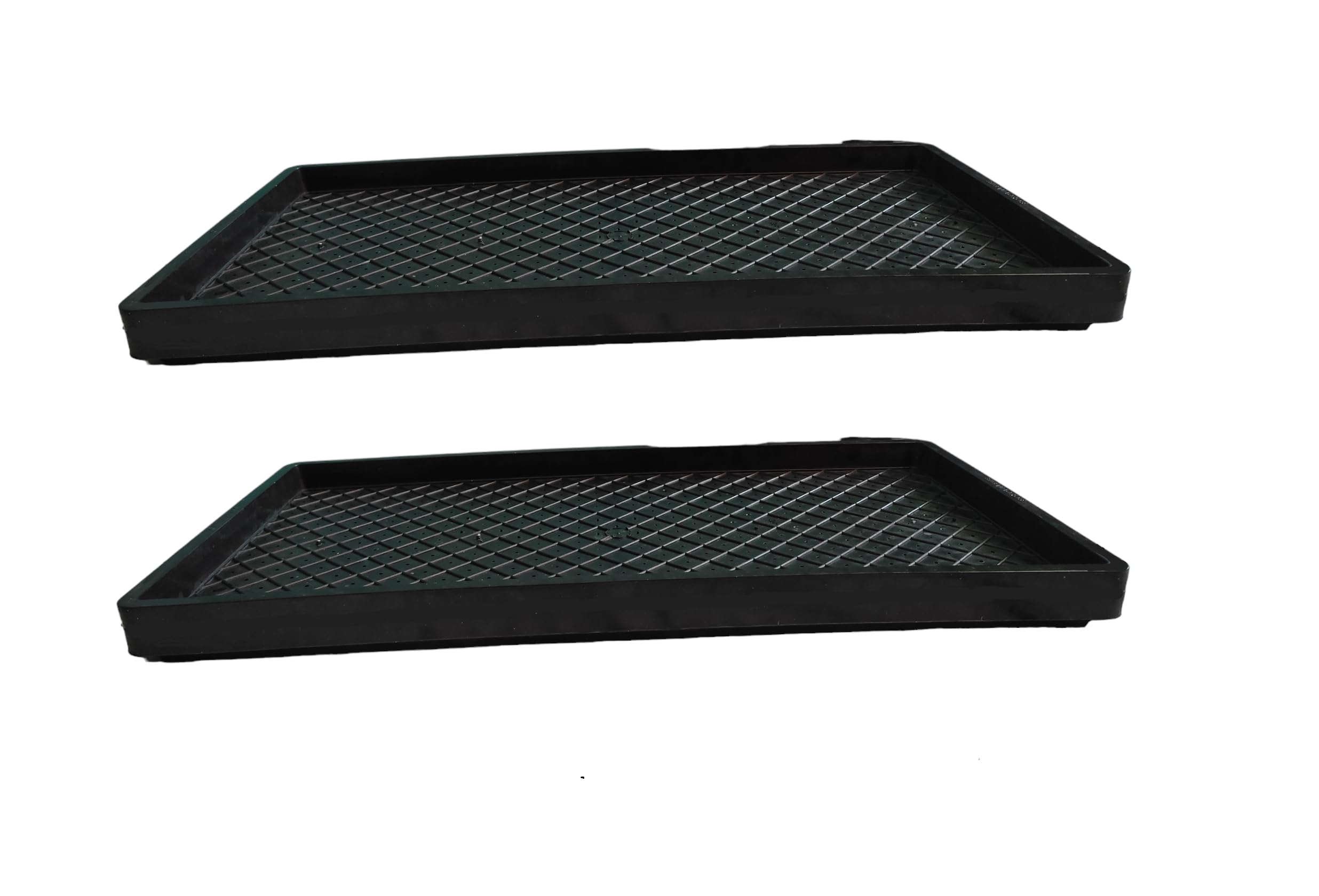 Wheatgrass Tray- Set of 2pcs. Microgreen Growing Tray, Seeds Germination Tray, Hydroponics, Seedling Starter for Greenhouse, Paddy Tray.-image-16