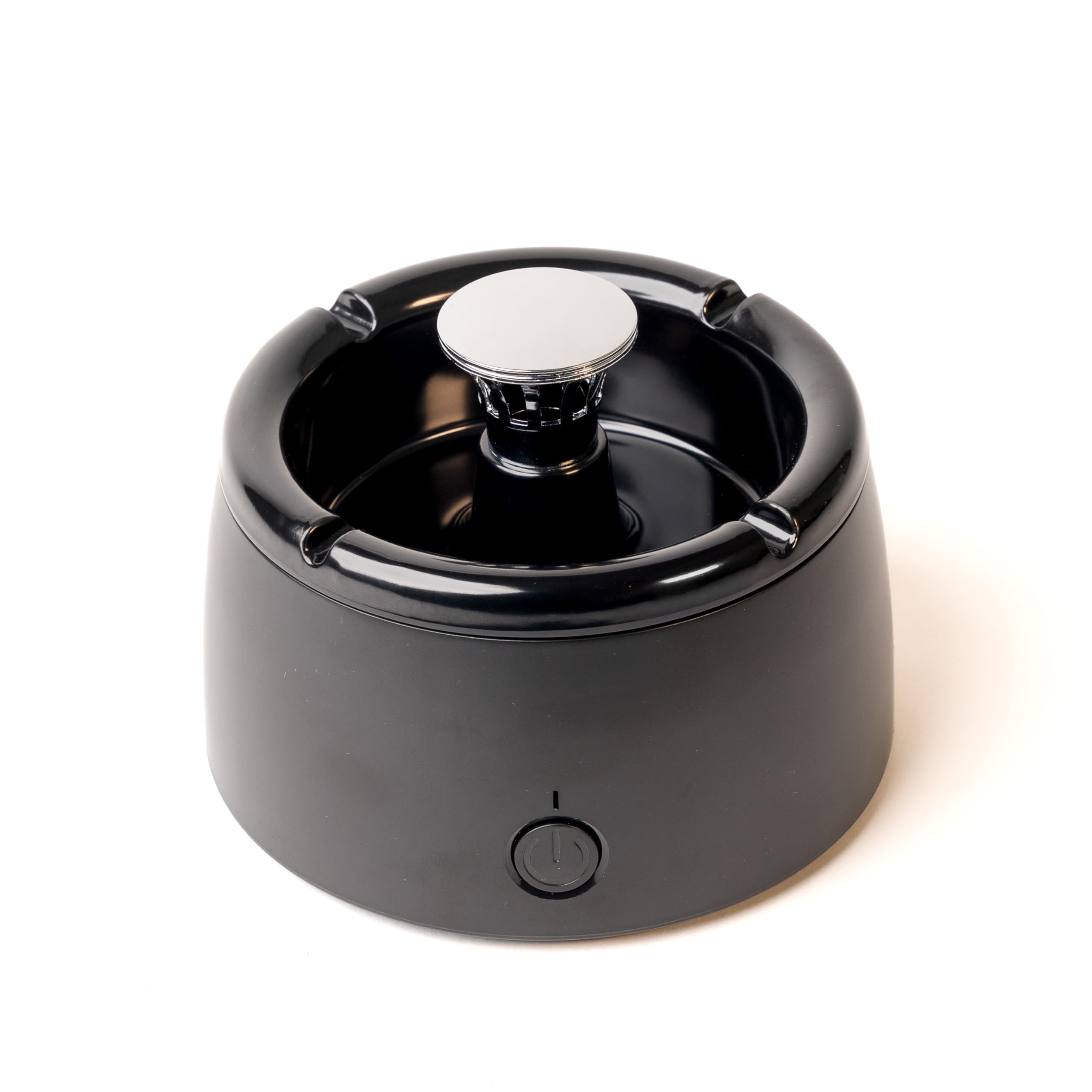 Air Purifier Ashtray Smoke Eater Ashtray, Smokeless Ashtrays for Cigarettes indoor, Ashtray for Home, Outdoor Office Ash Eliminator for Indoor Smoking Cigarette and Vape Tray Purifier (Black)