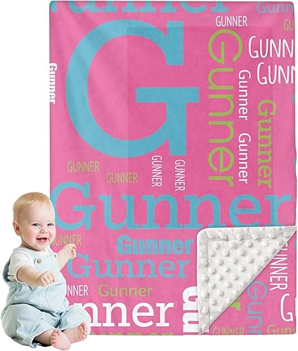 Miniatura 9 de Manta de bebé de doble capa para recién nacido, manta de bebé negra personalizada, regalos de cumpleaños para niños y niñas, manta de bebé