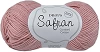 Vista 6 de Drops Safran - Hilo de algodón 100% egipcio para tejer y hacer ganchillo, peso deportivo, 2, fino, 5 capas, 1.8 onzas, 175 yardas (68 café)