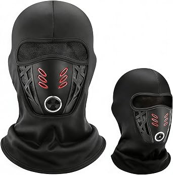 Balaclava Ski Face Mask Winter Windproof Warm Mask, Breathable Full Face Cover with Mesh Vent for Motorcycle, Skiing, Snowboarding & Cold Weather Riding