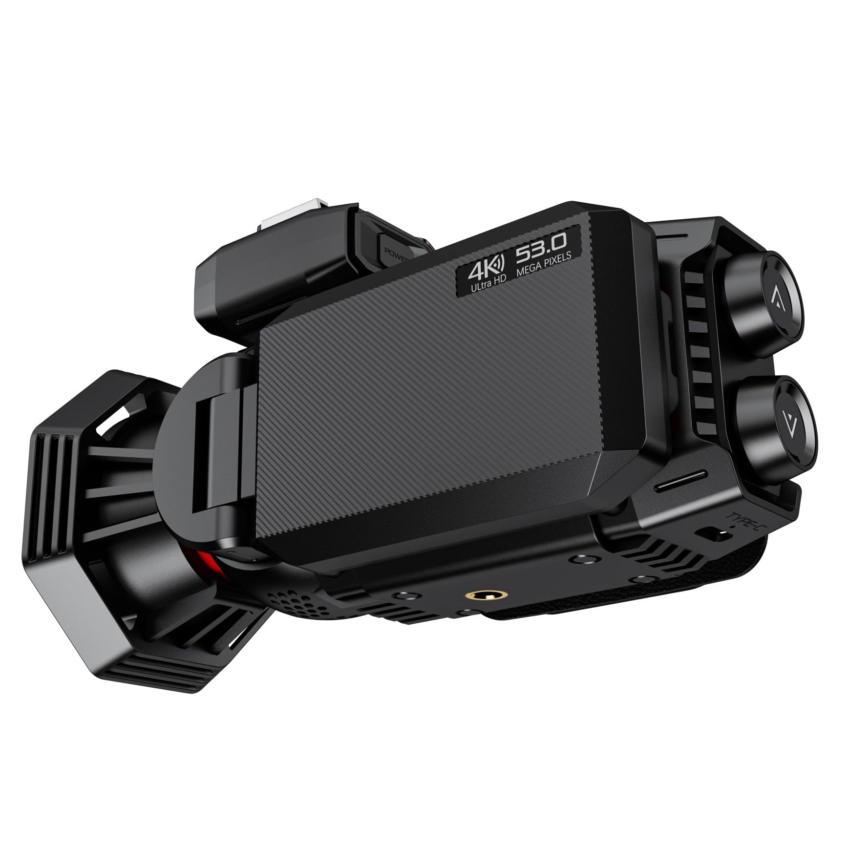 Videocamera 4K UHD WiFi, videocamera digitale da 53 MP con zoom 50X, visione notturna, schermo da 3,0 pollici, batteria 2500 mAh per vlogging