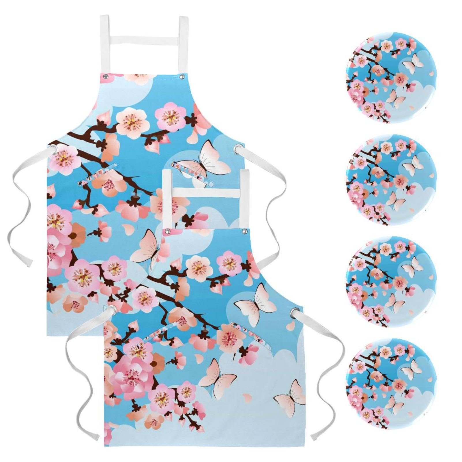 Tablier de cuisine avec broches pour nettoyage maison et restaurant - 7