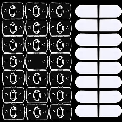 Blulu 100 clips de luz de Navidad, mini clips de luz para decoración de cadena de luces, mini clips de pared adhesivos para colgar decoraciones