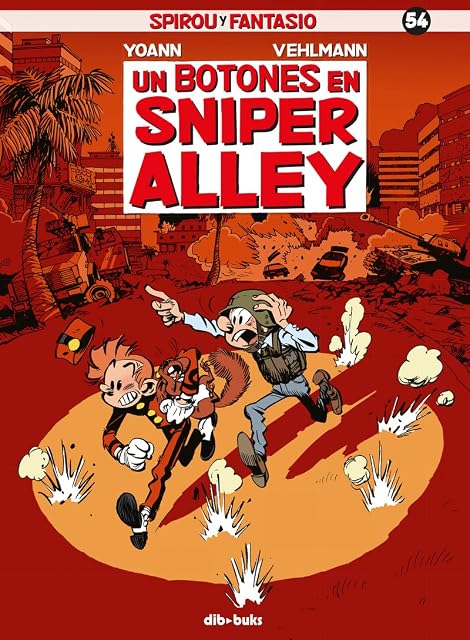 Portada de Spirou y Fantasio Nº 54: Un Botones en Sniper Alley