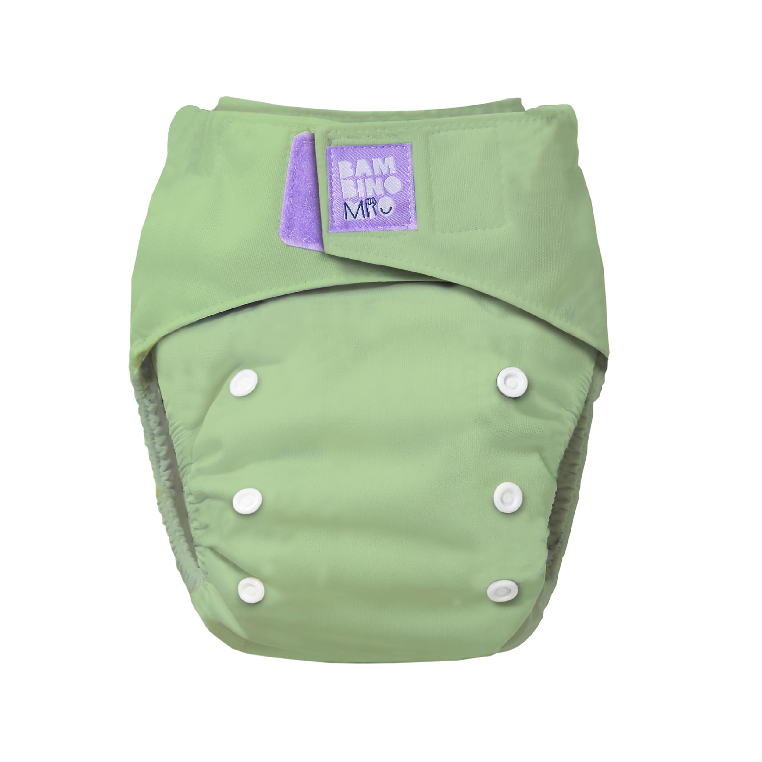Bambino Mio, Revolutionary Reusable Nappy - Sustainable, Washable, Chemical-Free Eco Nappy from Newborn to Toddler (Mint)