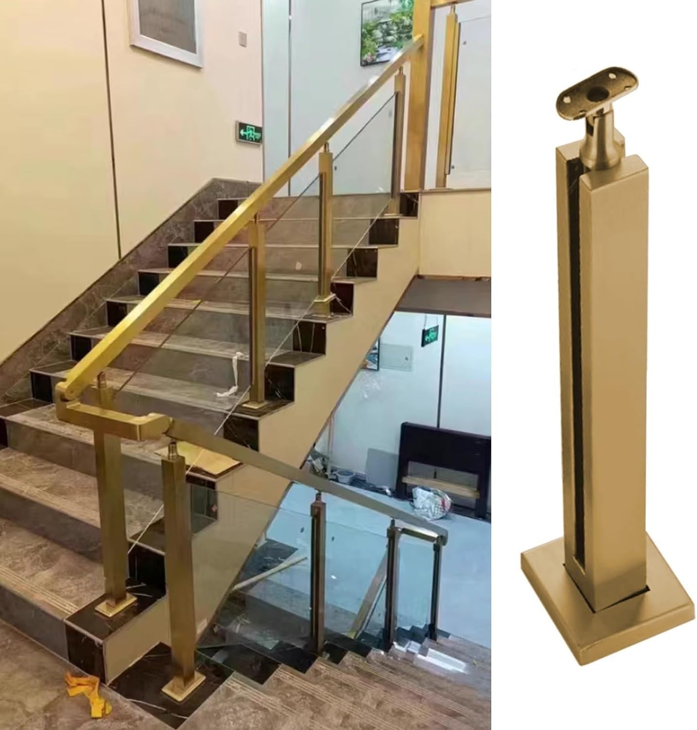Poteaux de balustrade robustes pour sécuriser les garde-corps extérieurs