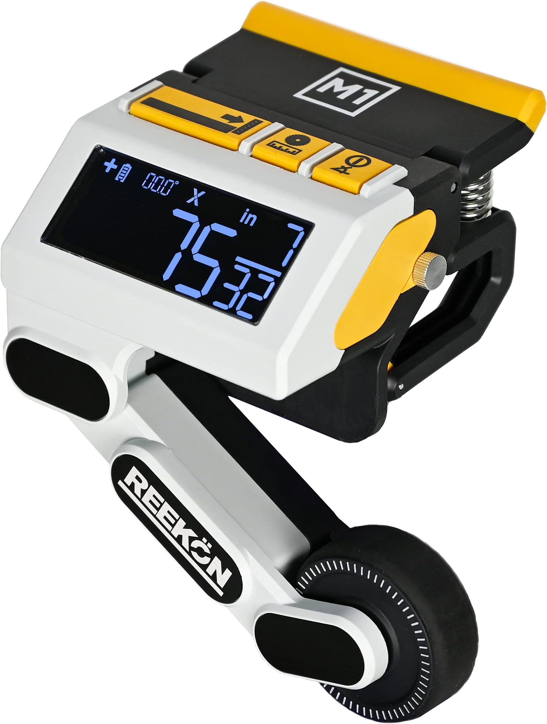 - M1 Caliber Measuring Tool for Miter Saws – Eliminates Need to Measure & Mark Materials, Reduces Cut Time and Increases Safety, Measures Flat & Round Materials