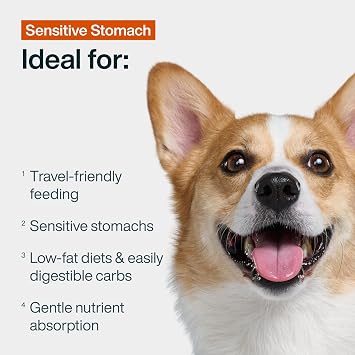 JustFoodForDogs JustFresh Fresh Sensitive Stomach Dog Food Pouches - 7 Pack | Shelf Stable Dog Food for Sensitive Stomachs, Human-Grade Turkey & Rice, Gentle Digestion, Gut Health Support, 12 Oz Pouch