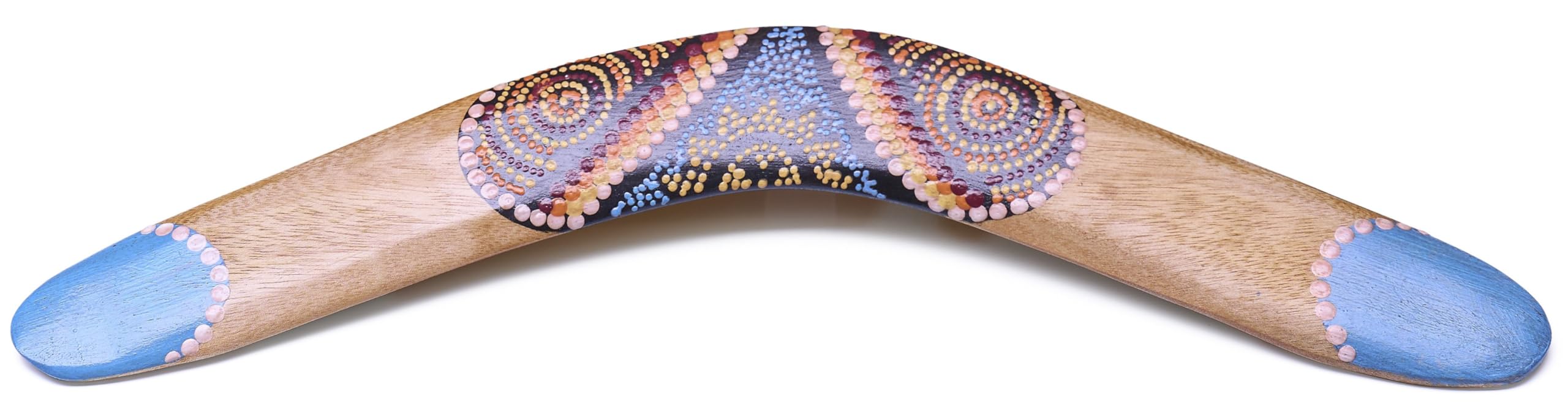 Boomerang de madera, 40 cm, canguro, pintado a mano, decorativo y funcional, adecuado para actividades al aire libre — view 11