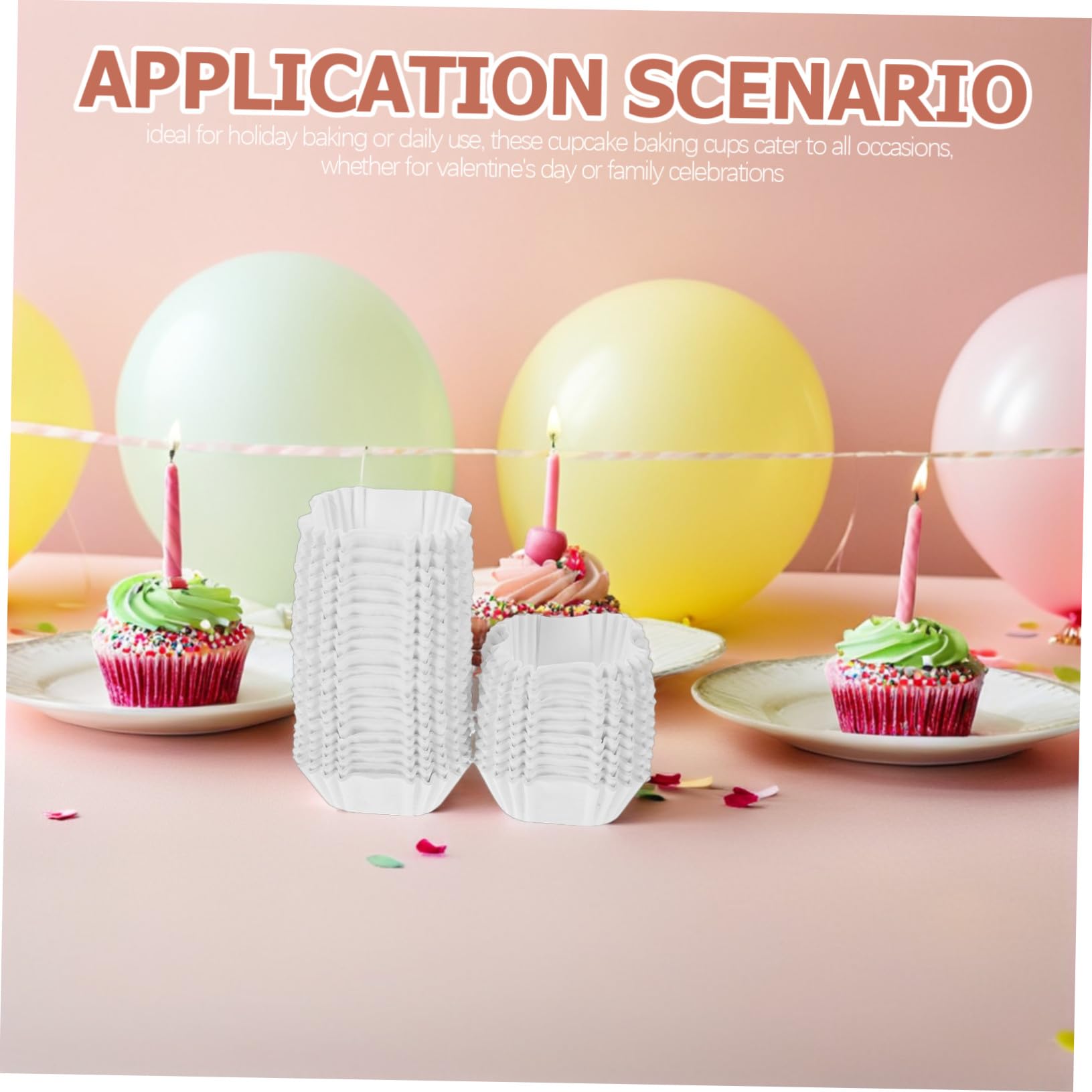Gadpiparty 3000 Piezas Unidades Mini Moldes para Cupcakes Cuadrados Resistentes al Calor Papel Antiadherente para Hornear Tartas Pasteles y Mooncakes para Fiestas y Celebraciones