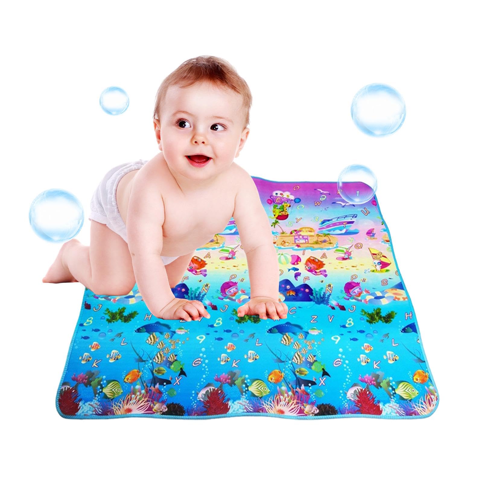 180x120cm Tappeto Da Gioco Tappeto Da Gioco Per Bambini Tappetino Per Gattonare,Tappetini Per Bambini Per Giocare,Tappeto Da Gioco Educativo,Tappetino Gioco In Schiuma EVA Pieghevol