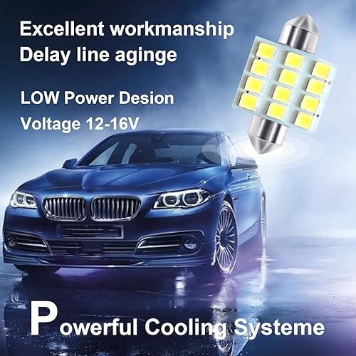 Miniatura 3 de stymart Juego de 24 luces interiores de automóvil juego de bombillas de cúpula para automóvil T10 de 1220in 1614in bombillas LED de repuesto para