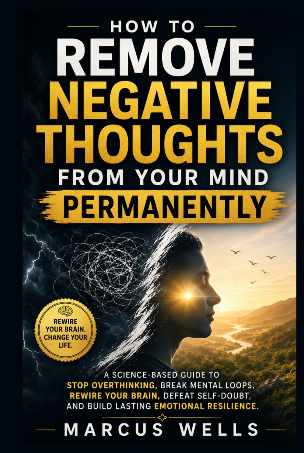 Remove Negative Thoughts From Your Mind Permanently: A Science-Based Guide to Stop Overthinking, Break Mental Loops, Rewire Your Brain, Defeat Self-Doubt, and Build Lasting Emotional Resilience