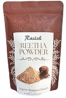 Vista 1 de Soapnut/Aritha/Reetha Powder para el cuidado del cabello Natural Sin conservantes ni aditivos añadidos (8 oz)