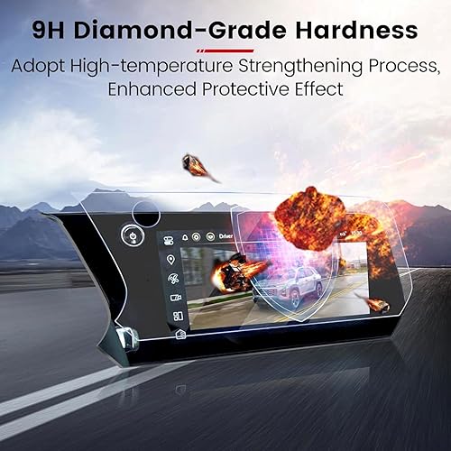 Vista 13 de GFJNFG - Protector de pantalla Equinox de 7 pulgadas para 2018-2023 2024, protector de pantalla táctil Malibu 2022 2023 2024 Equinox Malibu L LS LT