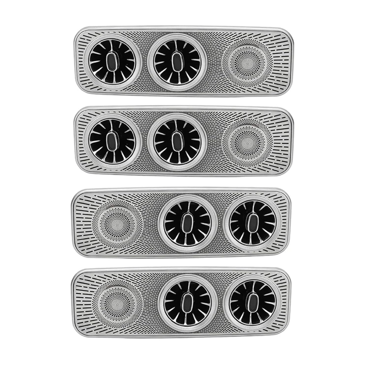 Interior Roof LED Air Conditioning Turbo Vent AC Outlet Trim, Compatible with Mercedes Benz V Class EQV Vito Viano Valente Metris W447 V250