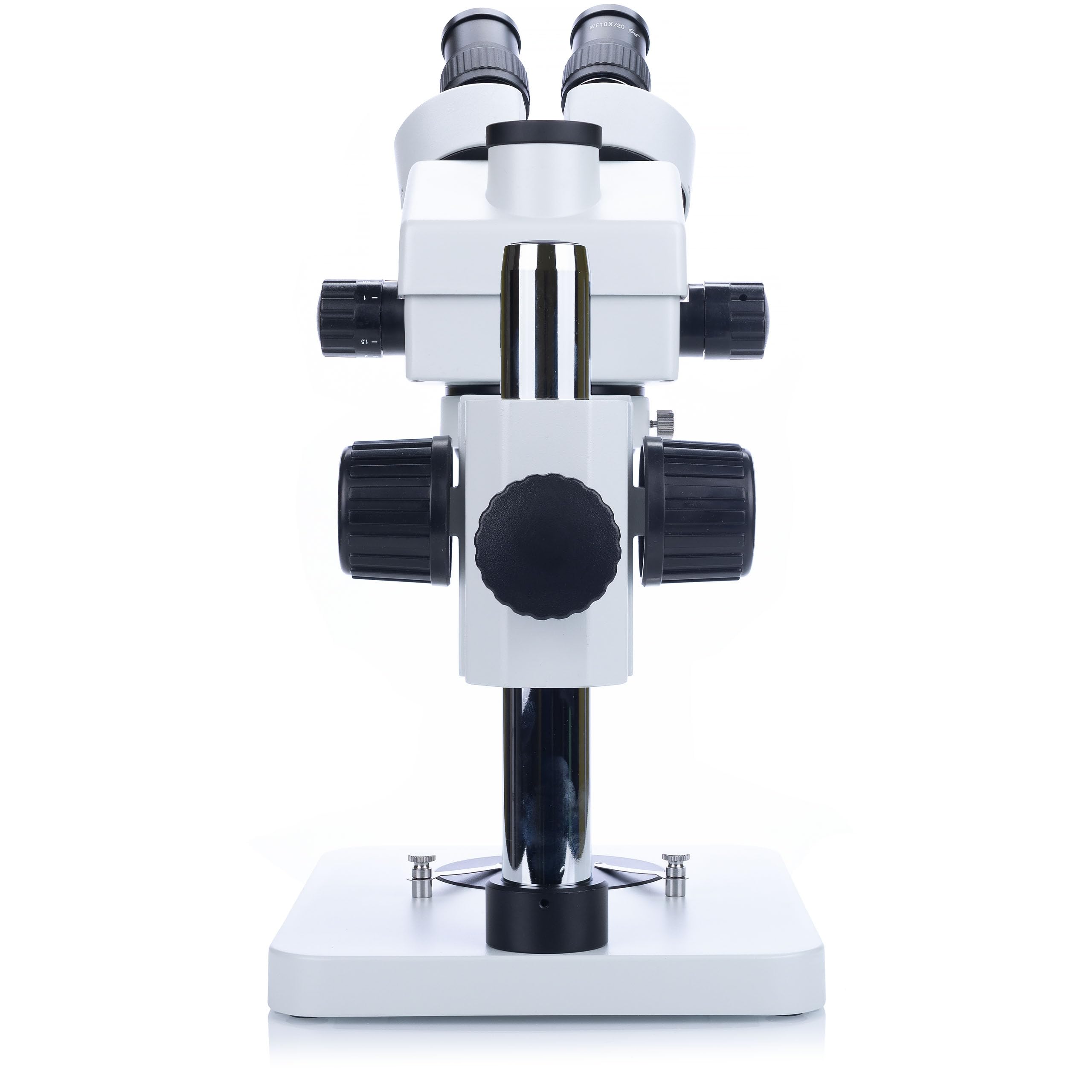 Rosfix Mercury Pro MSMP-T-PS1 - Microscopio estereoscópico trinocular | Zoom 7x 45x | Anillo de luz LED 56x | Lente Barlow 0,5X | Óptica precisa