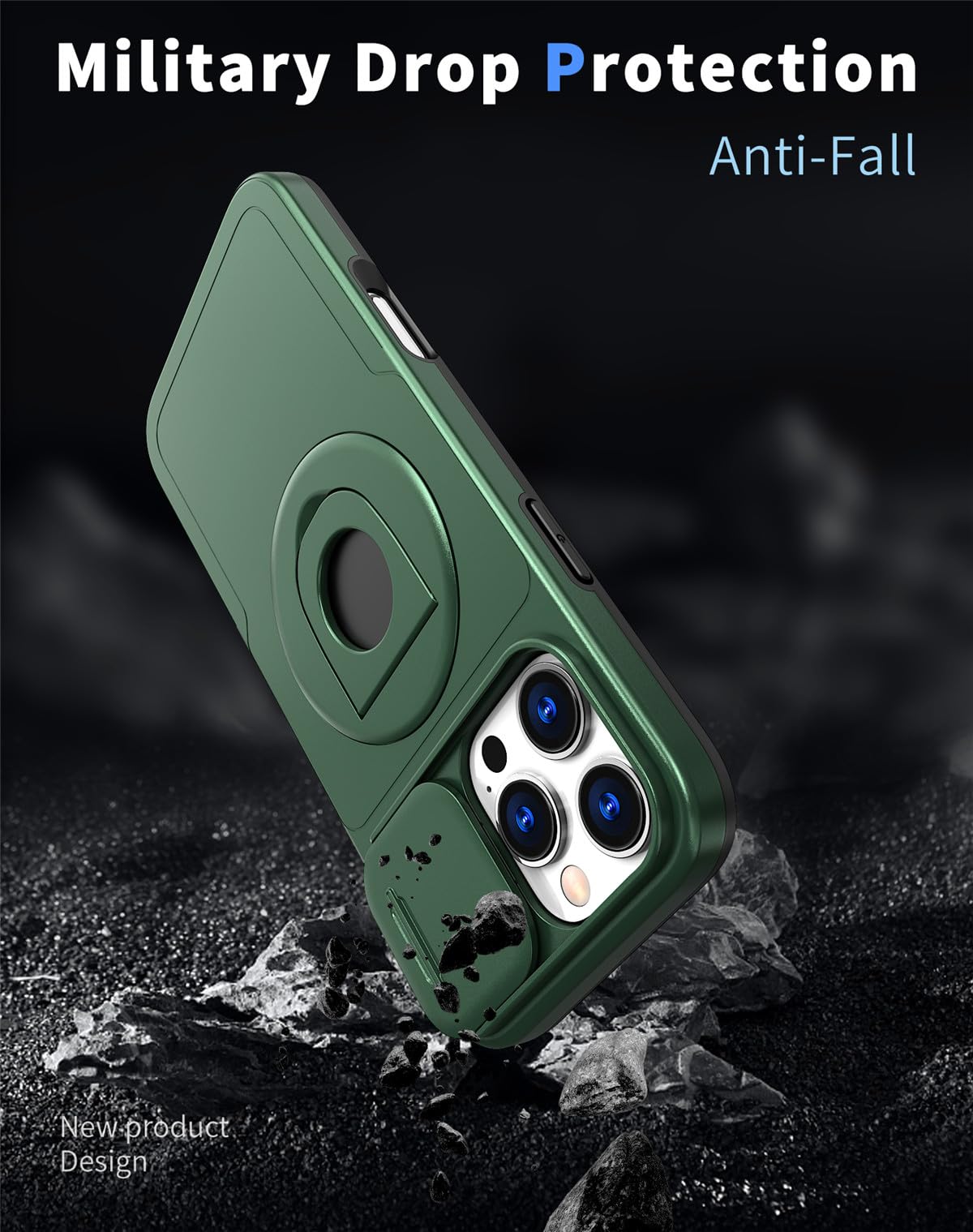 GOKEN Cover per Oppo A74 4G, Custodia Flip PU Pelle TPU
