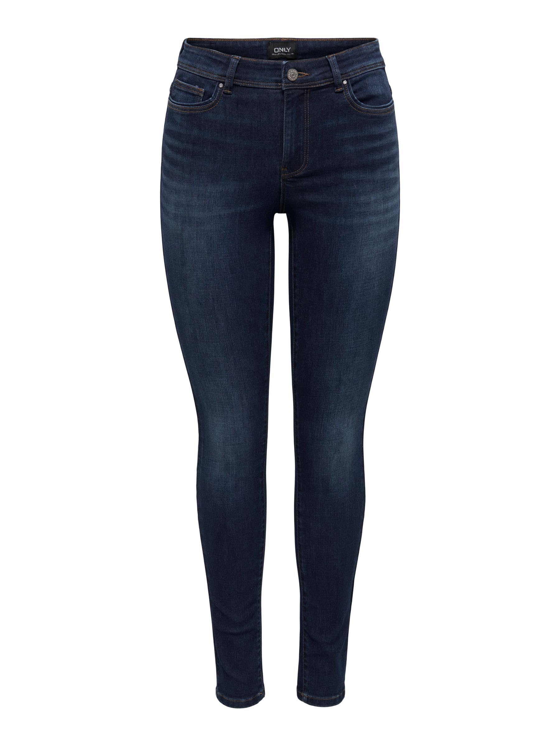 ONLY Onlwauw Mid Sk Dnm Bj581 Noos - Jeansy Kobiety