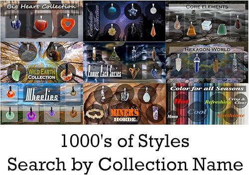 Miniatura 8 de Colección Celestial  Luna creciente  Opalita iridiscente, transparente arco iris, cordón de polietileno ajustable, color negro, Acero inoxidable,