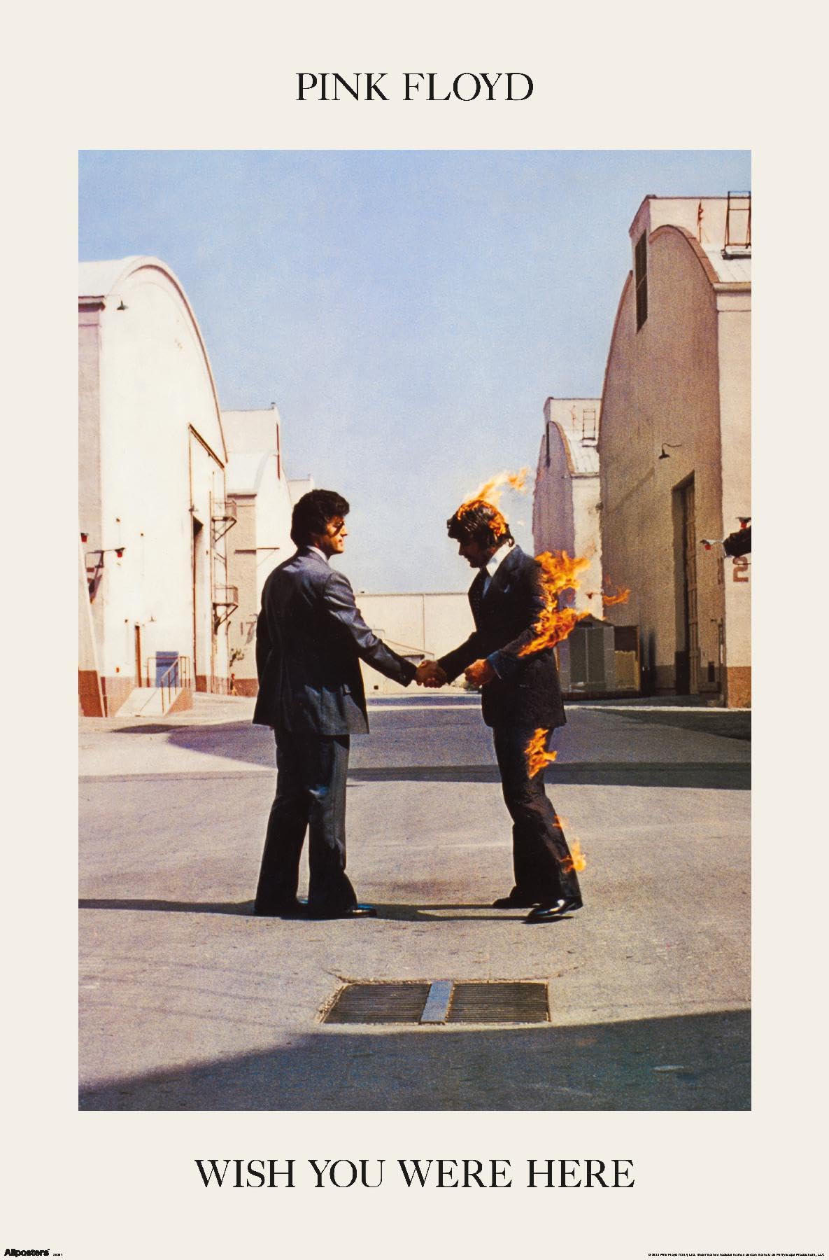 Pink Floyd - We Wish You Were Here Wall Poster, 34L" x 22.4W", Premium Unframed Version