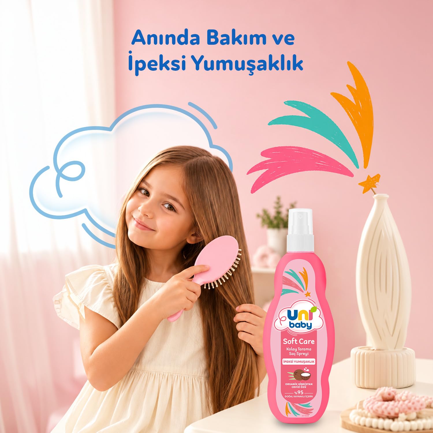 Uni Baby Kolay Tarama Spreyi 200 ml