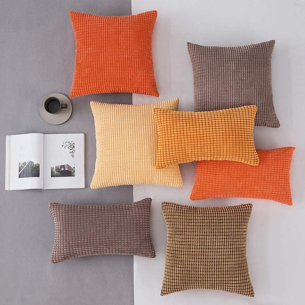 2pz Copricuscini in Velluto Blush 18x18 | Copricuscini