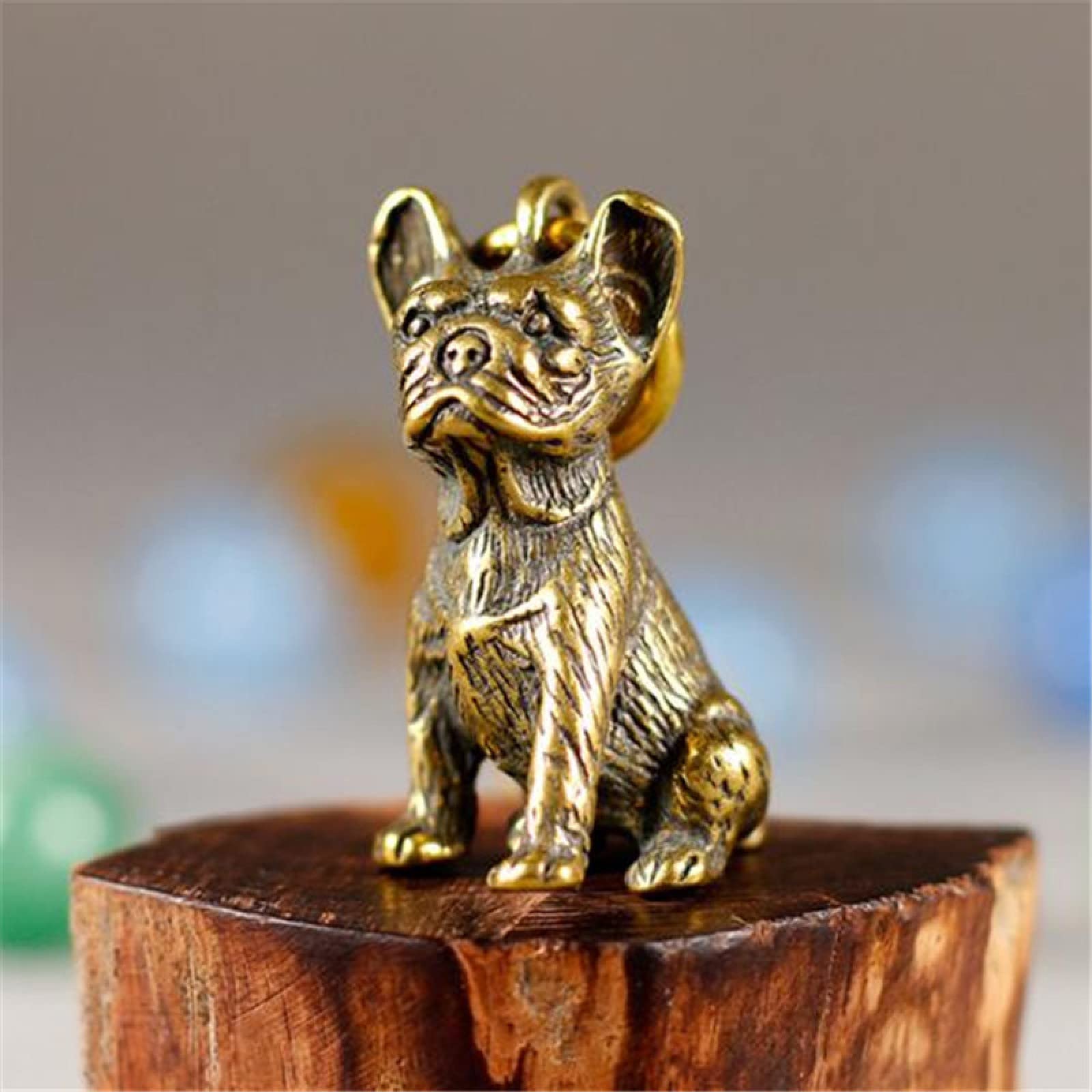 犬の置物　純銅製品 犬の置物 純銅製品