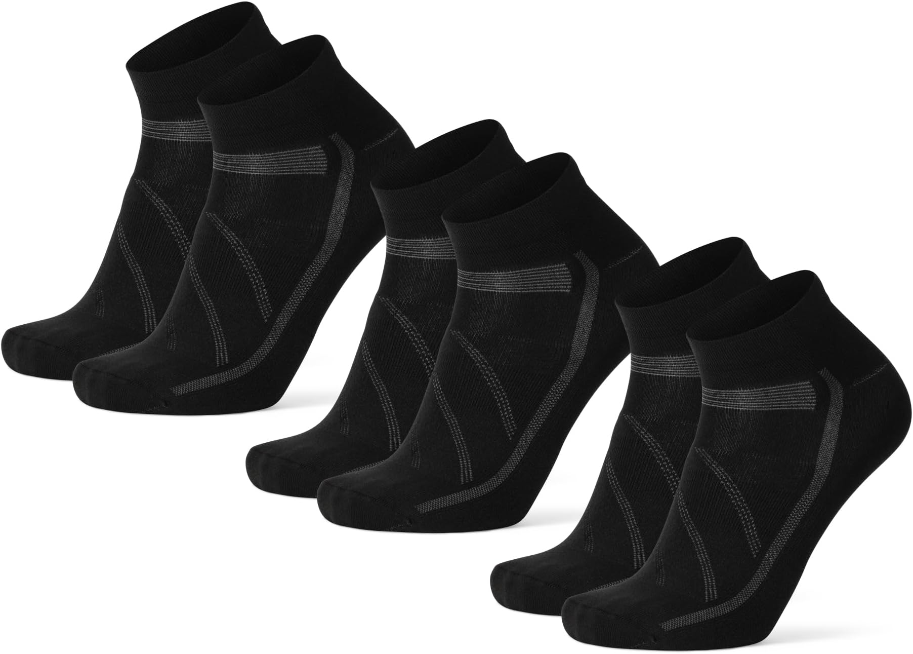 Road Cycling Socks for summer, Anti Blister & Quick Dry Low Cut Cycling Socks, Breathable, for Men & Women, Unisex, 3 Pack