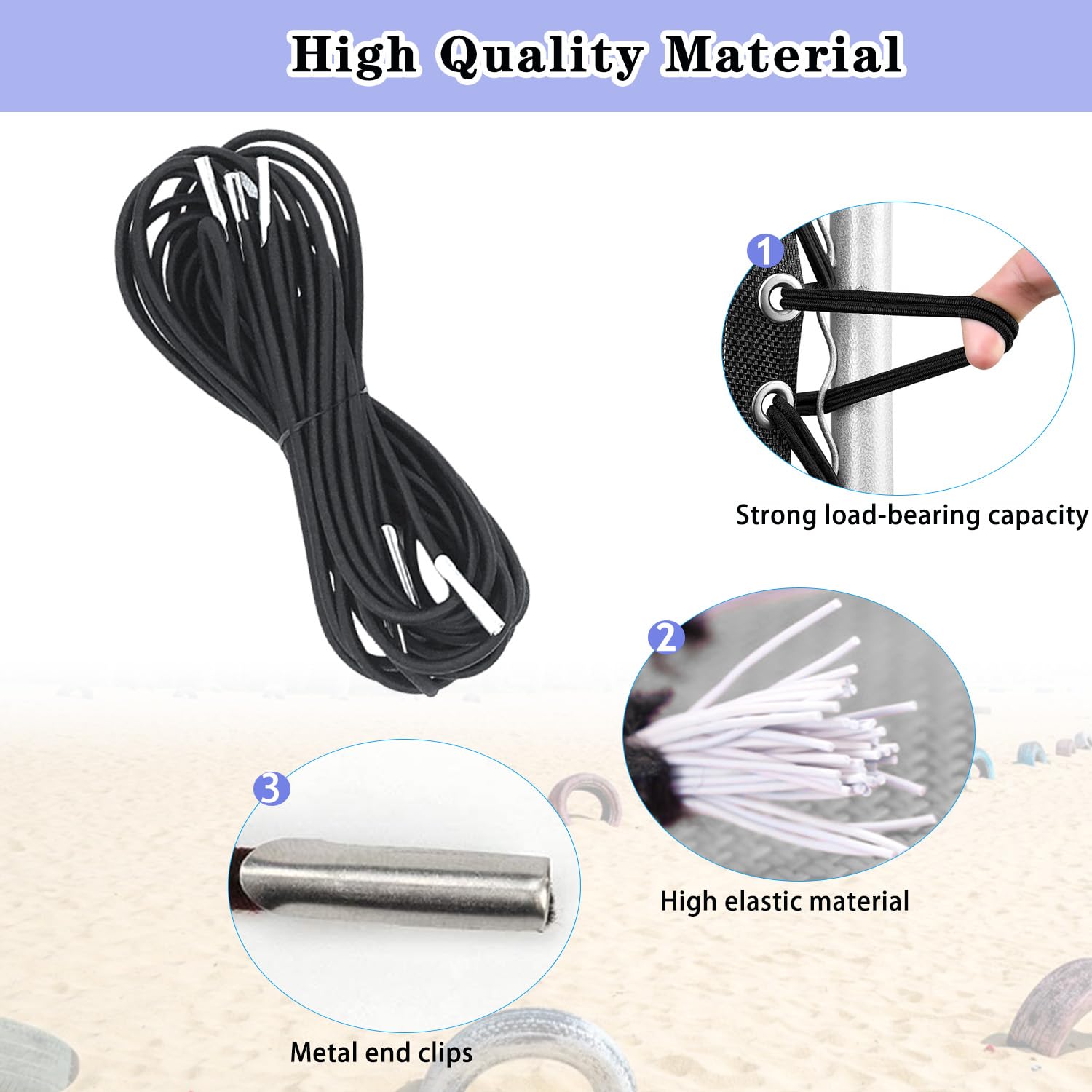 Tela de repuesto para silla Zero Gravity con kit de 4 cuerdas elásticas, paño de reparación de 17 pulgadas de ancho para patio, sillas reclinables antigravedad, silla de playa, color trigo 4
