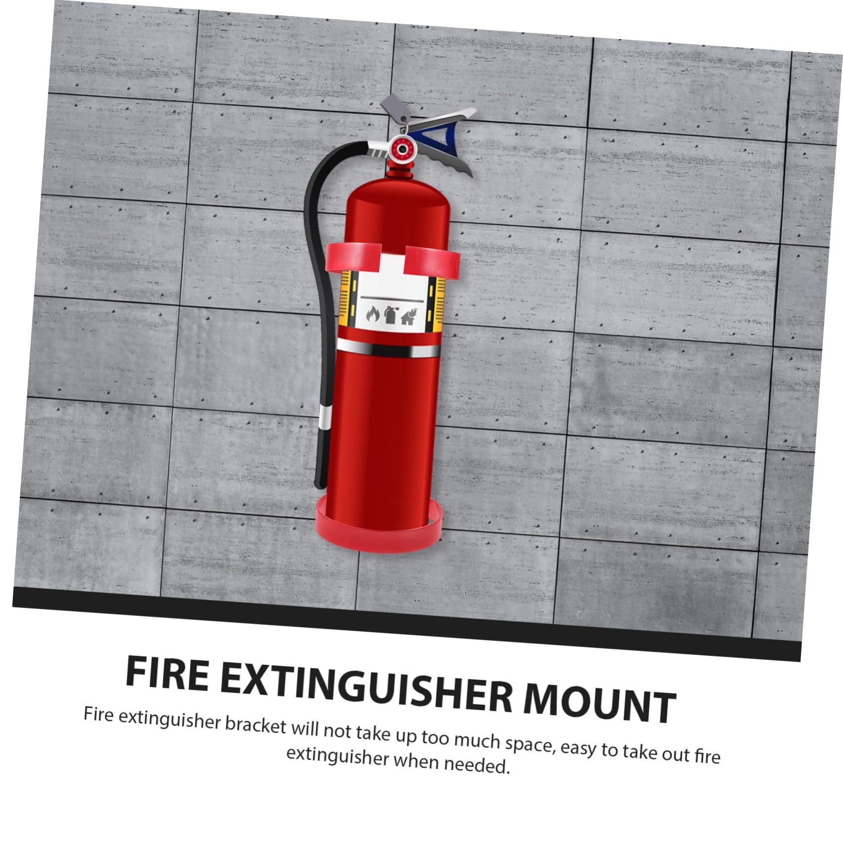 SHINEOFI Estante Para Extintores De Incendios Soporte Metálico Soporte De Pared Para Automóviles Sujeta Extintor Colgador Extintor Para Uso Coche