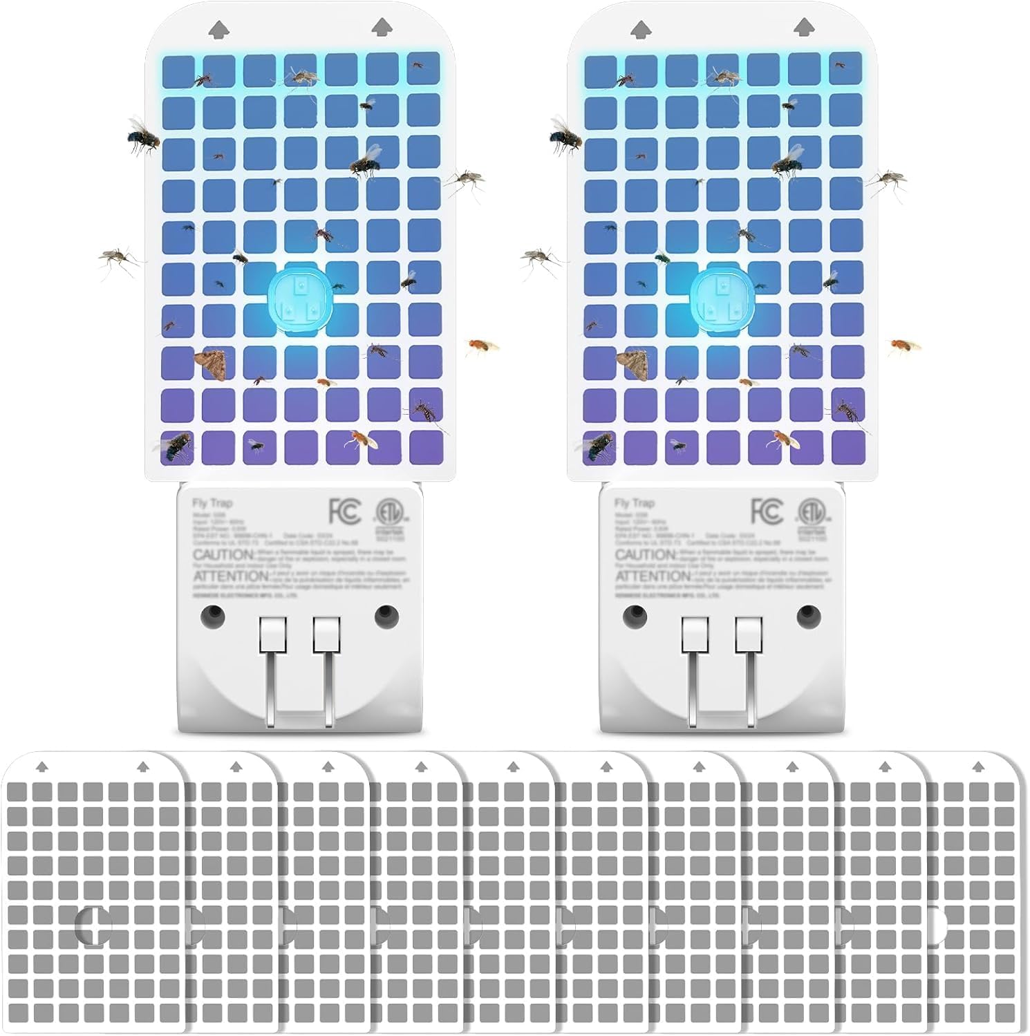 Amazon.com : Safer Brand Home SH502-2SR 2 Indoor Plug-in Fly Traps for ...