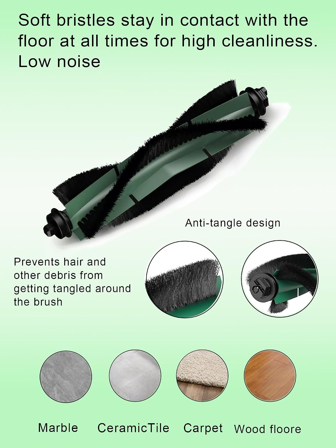 Vac Multi-Surface Brush for iRobot Roomba Essential/104/105/Q/Y Serie