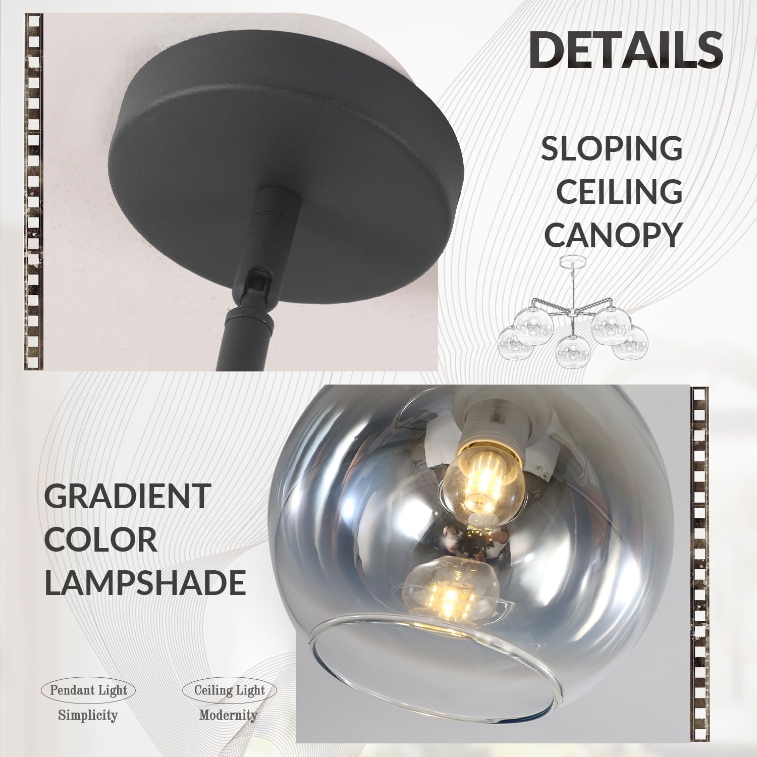 BOKT Black Barn Pendant Light Farmhouse Kitchen Pendant Lighting Wooden Industrial Ceiling Hanging Light 15.7" Adjustable Height Semi Flush Mount Ceiling Light for Dining Room Bar Hallway