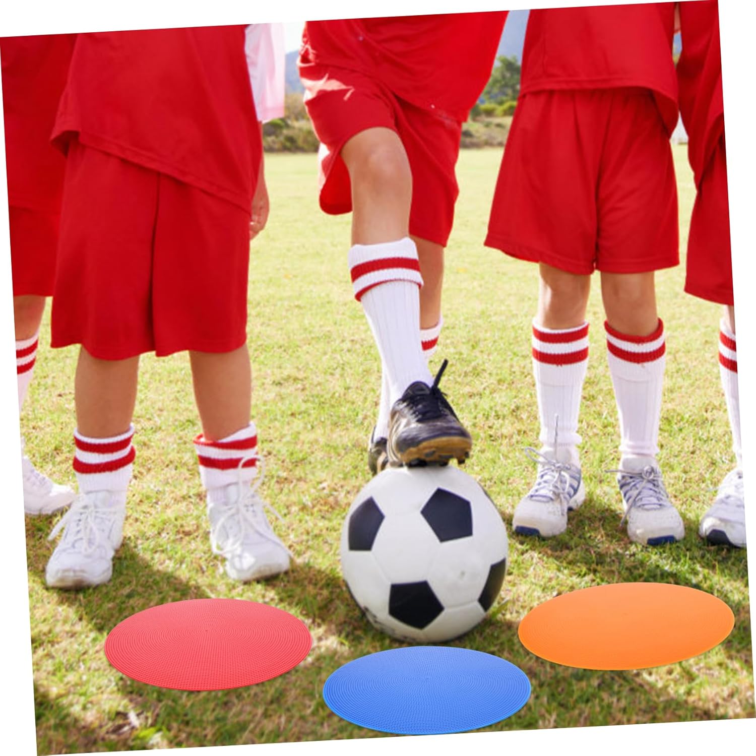 Mipcase 12pcs Non- Soccer Training Markers Discs for Agility Drills Football Training Equipment for Sports Practice