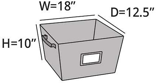 Miniatura 2 de Covermates Keepsakes - Material resistente - Ventana de identificación - Asas reforzadas - Almacenamiento interior - Grafito