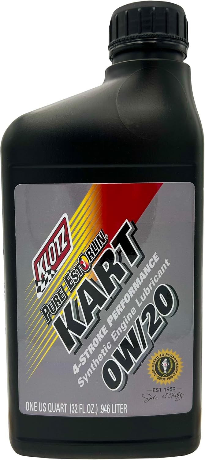 Klotz Pure Estorlin Kart 4-Stroke Performance - KE-220-0W/20-1 Quart Bottles - 4-Pack