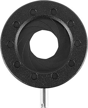 Manual Aperture Adjustable Mechanical Iris Diaphragm Iris Diaphragm for Digital Camera Microscope Iris Lens SK12